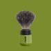 Четка за бръснене nom-MÜHLE, естествен косъм от язовец, пластмасова дръжка Olive